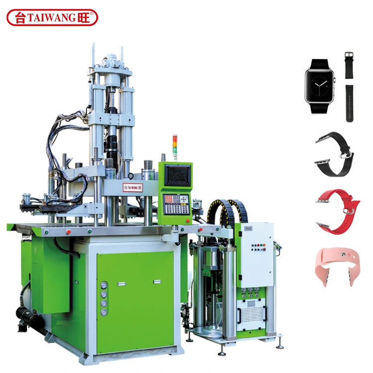 Auto Hydraulic Plastic Silicone Cup Vertical Injection Molding Machine LSR Injection Molding Machine 55t