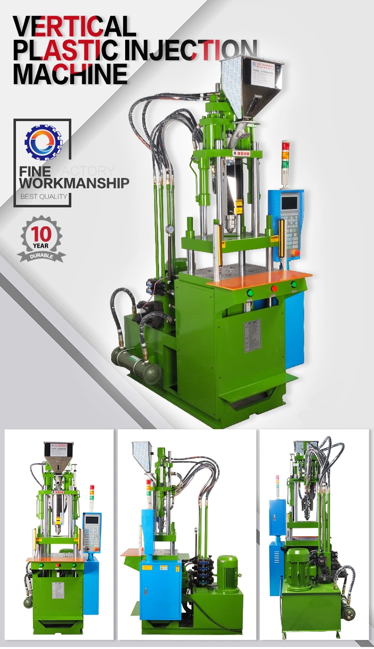 China Manufacturer Vertical Plastic PVC Plug Injection Molding Machine Price