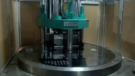 高速回転テーブル縦型プラスチック射出成形機